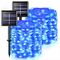 Colorful Blue Solar Christmas String Lights 800M LED Fairy Starry Outdoor 8 Modes